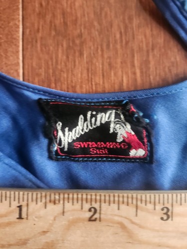 c. 1925 Spalding Tag Men’s College Swimmer Swimsuit – Light Weight Material - Picture 2 of 7