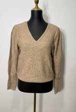 Loft Beige V Neck Women s Sweater Small