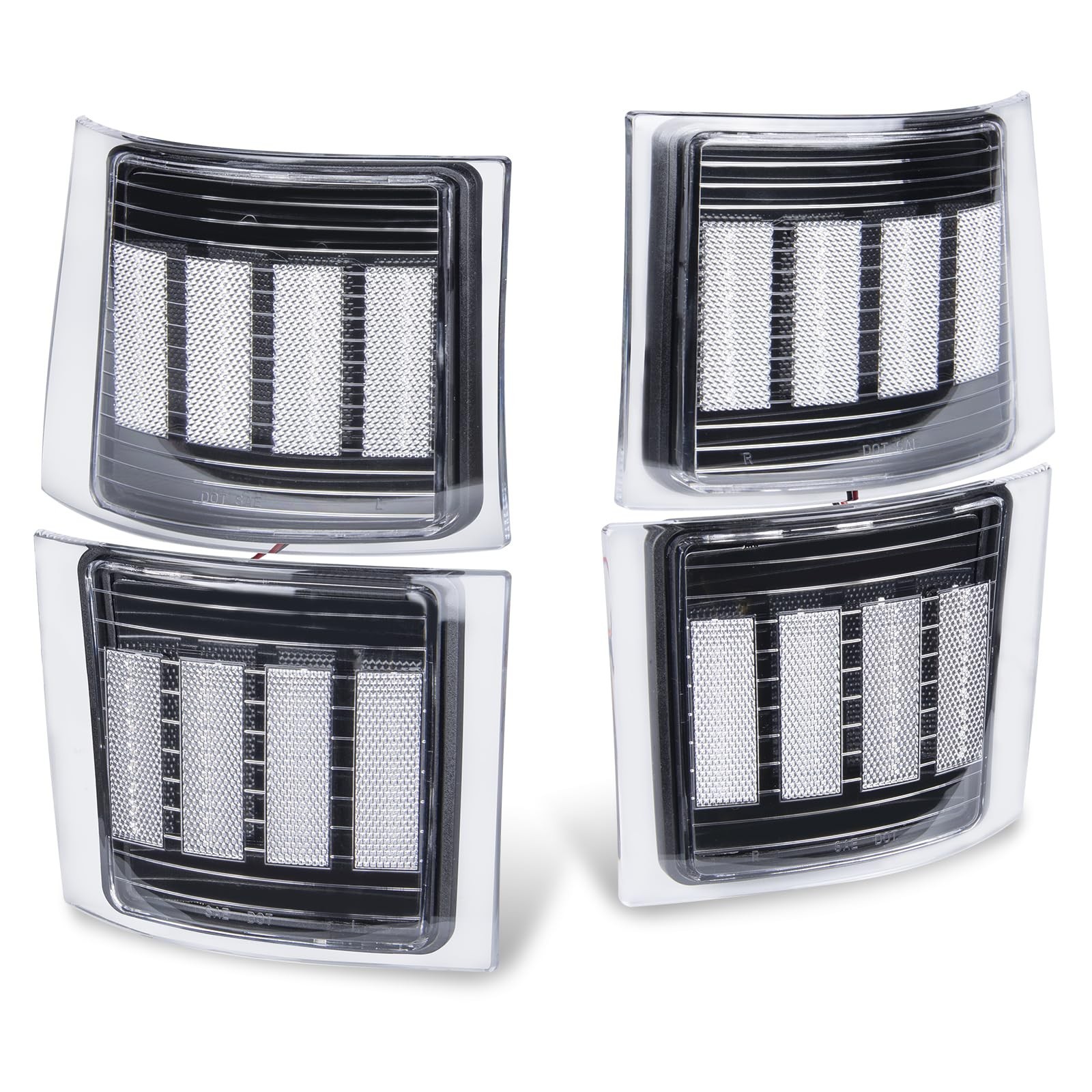Gempro LED Corner Lights Side Marker Signal Lamps for Chevy C/K 1500 2500 350...