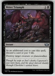 Bitter Triumph 173 Commander: Tarkir: Dragonstorm Uncommon MTG