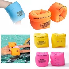 Kids Childrens Inflatable Swimming Pool Arm Band Safety Float Armbands Swim