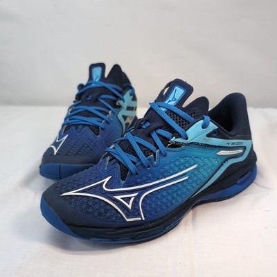 Mizuno Wave Exceed Tour 6 OC Blue Tennis Pickleball Shoes Women s 6.5