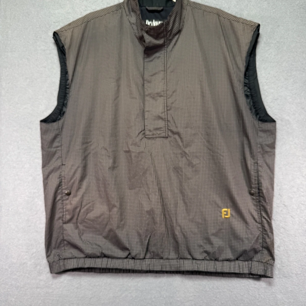 FOOTJOY DryJoys 1/4 zip homme grand gilet de golf ... - eBay