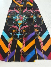 Vintage Rush Limbaugh Women's 100 Silk Scarf No Boundaries Collection Floral