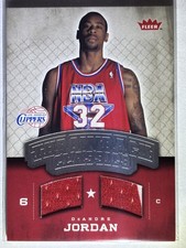2008-09 Fleer Throwback Classics Memorabilia DeAndre Jordan #NBA-DJ (MEM, RC)