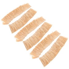 6 Pcs Miniature Straw Thatch Roof 20 X 5 cm Craft Thatched Roofing Material