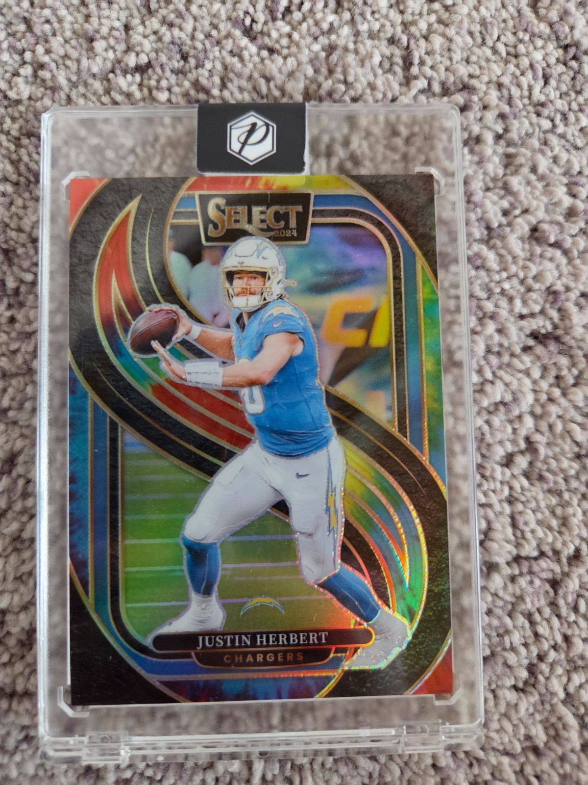 Justin Herbert 2024 select premier level tie dye /25