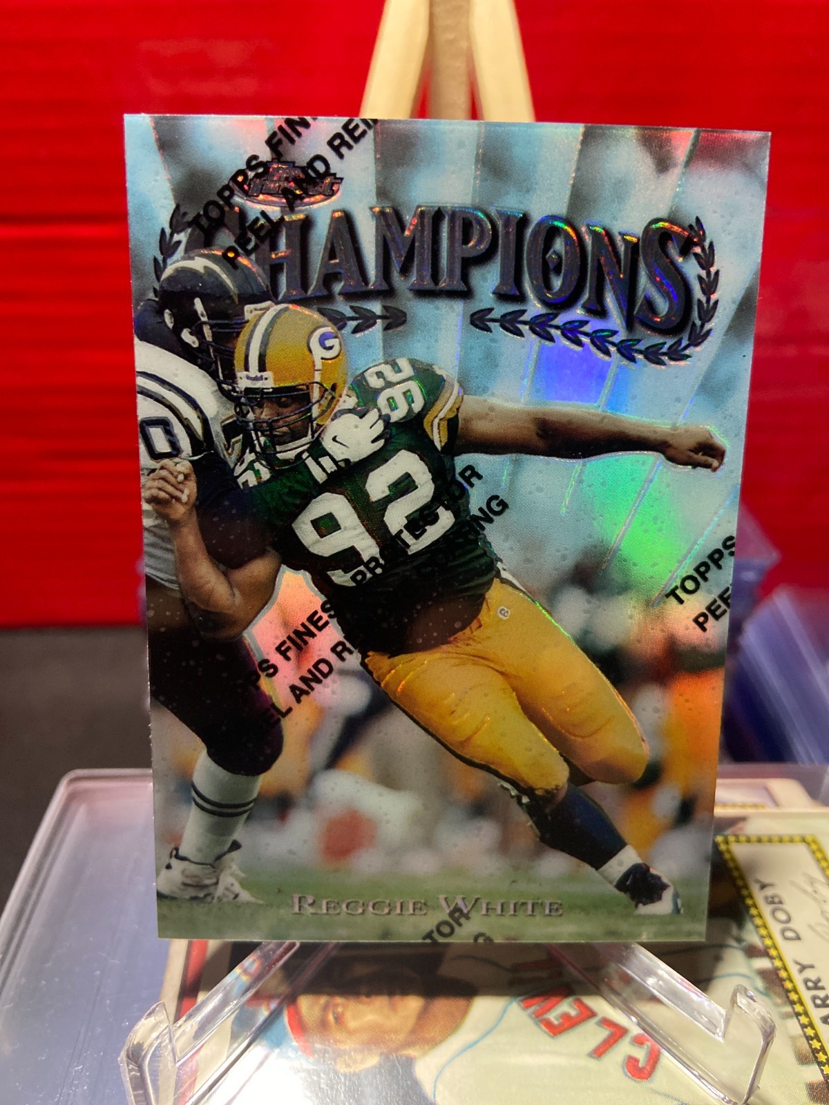 1997 Finest Refractors #310 Reggie White Silver Champions subset
