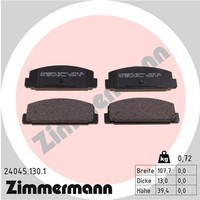 Zimmermann Bremsbelagsatz Scheibenbremse 24045.130.1 FüR Mazda 323 626 Premacy 5