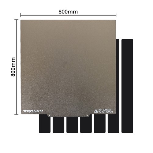 3D Printer PEI + Magnetic Sticker For Elegoo Orangestorm Glga / Tronxy Veho 800