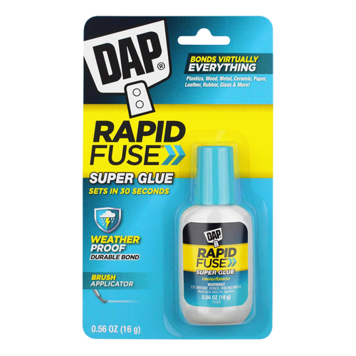 DAP RapidFuse Super Glue: 0.56 oz. / Brush Applicator (Clear) - Picture 1 of 9