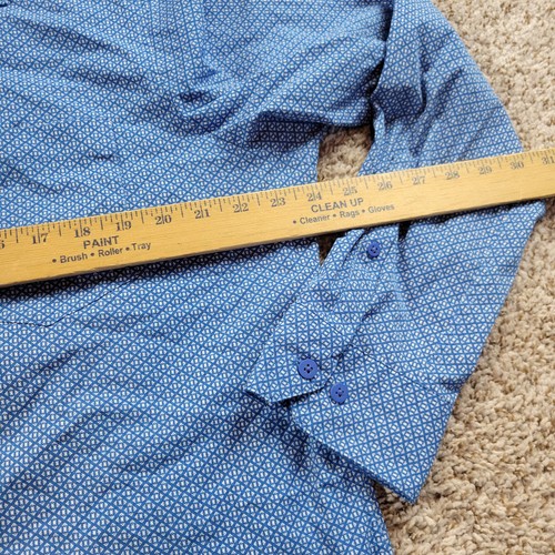 Lot Apt 9 Premier Flex Performance Button Shirt Mens XL Geometric Stretch - Picture 3 of 6