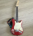 Squier Red Solid Body Electric Guitar 6-String Right-Handed w/ Strap — photo 1