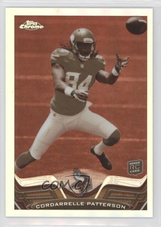 2013 Topps Chrome Sepia Refractor 43/99 Cordarrelle Patterson #19 1by