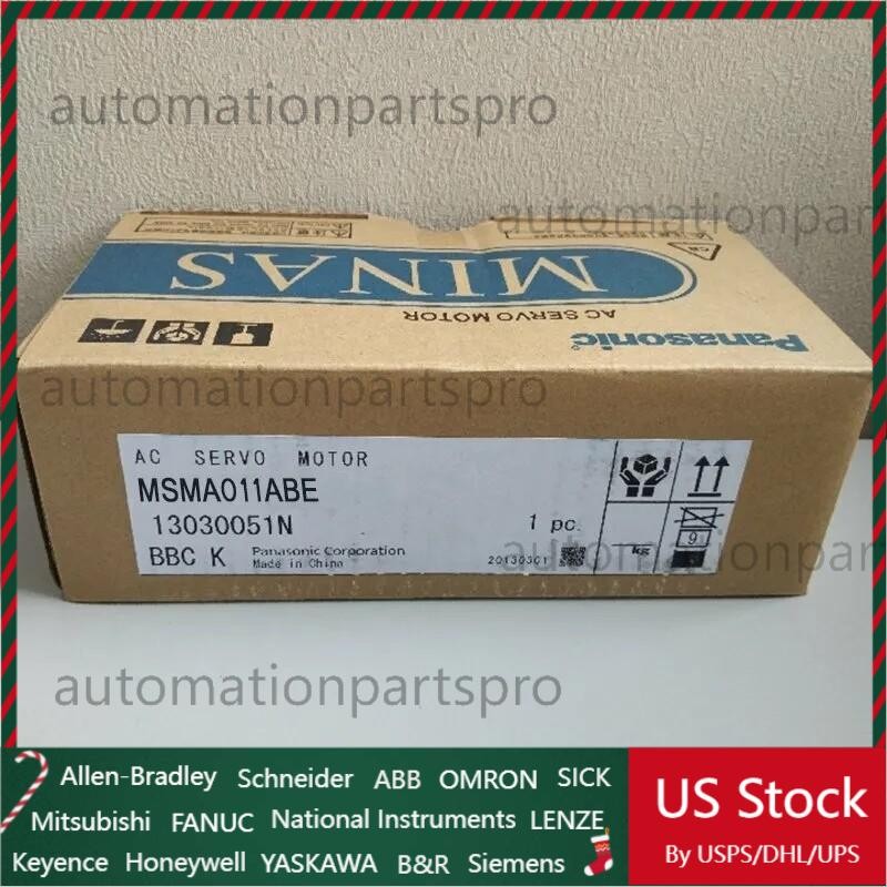 New Panasonic MSMA011ABE AC Servo Motor In Box DHL Expedited Shipping