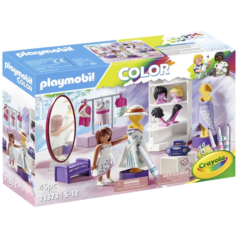 Игровой набор Playmobil Color Fashion Design 71373