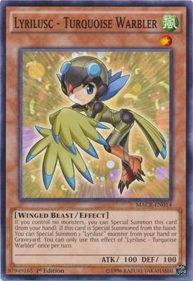 Lyrilusc - Turquoise Warbler - MACR-EN014 - Common - 1st Edition - Lightly Playe