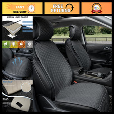 Linen Car Seat Covers - Front Protectors With Storage Bags Anti-slip Soft Cush Linen Car Seat Covers - Front Protectors With Storage Bags Anti-slip Soft Cush