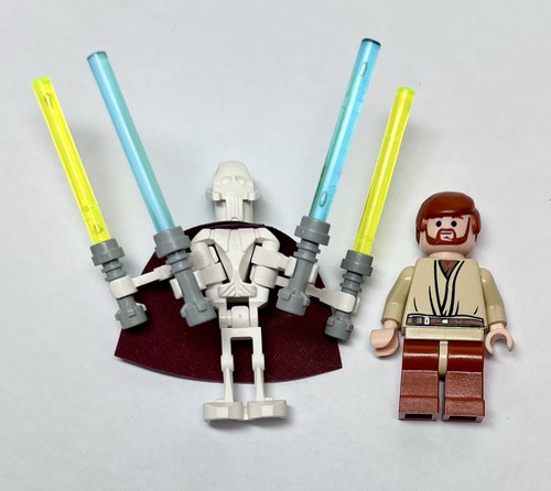 Lego Minifigures 7255 General Grievous w/Cape Obi-Wan Kenobi