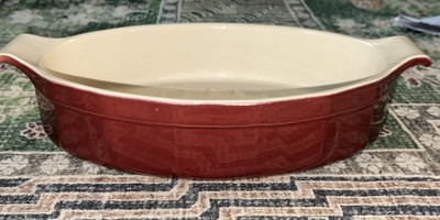 Emile Henry Williams Sonoma 7672 Oval Roasting Pan 8 x 11