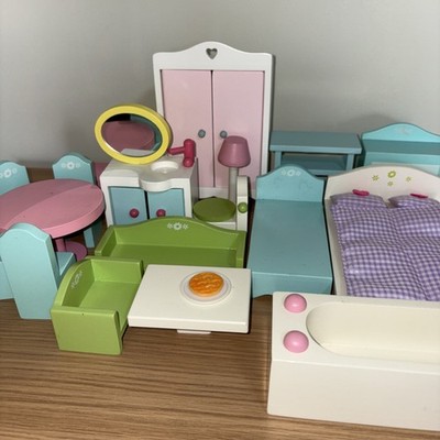 Wooden Dolls House Furniture from ELC and other