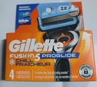 Gillette Fusion 5 Proglide Chill Razor Blade Refills ~ 4 Cartridges ~ NEW SEALED