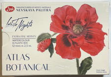 White Nights BOTANICAL Watercolor paint set -...