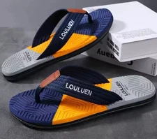 Men Flip Flops Summer Beach Flip Flops Men Fashion Casual Beach Slippers Outdoor