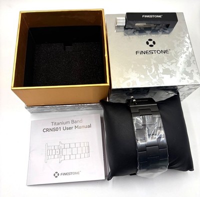 Finestone Titanium Watch Band Replacement CRNS01 With Tool & Box Quality Mens