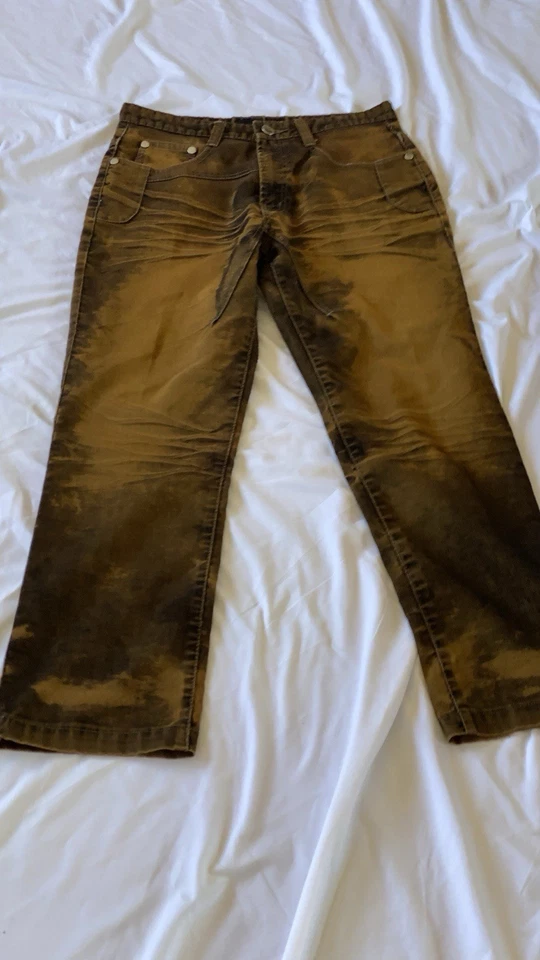 Pantalones Brooklyn Xpress para hombre talla 30x30 color oxidado con bolsillos Foto 2 de 4