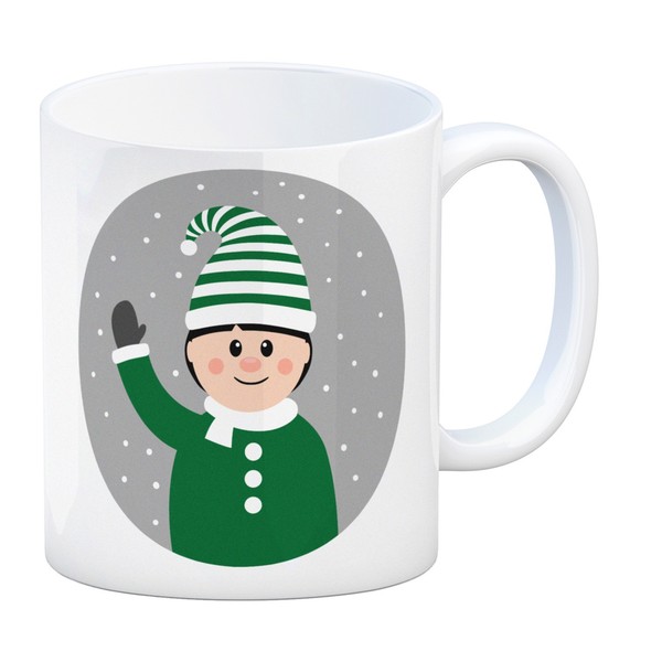 Wichtel Im Schnee Kaffeebecher Weihnachten Advent Weihnachtsmann Geschenke-image