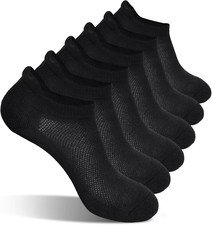 6 Pairs Mens Womans Mixed Ankle Socks Athletic Running, Cycling, and Walking Cus