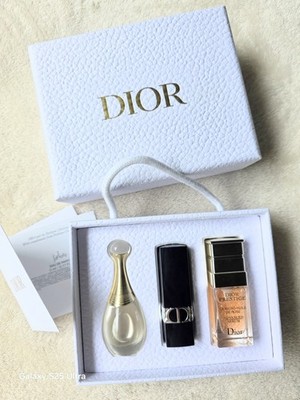 dior Travel Set J'adore+rouge dior 999+ micro huele de rose new