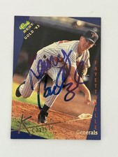 1993 Classic Best Gold Ken Carlyle Auto Signed # 207 Fayetteville Generals Card
