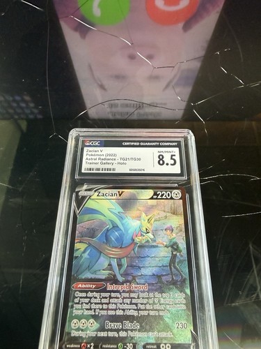 Zacian V graded CGC 8.5 for sale on eBay