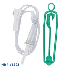 Secondary IV Admin Set BBraun Gravity Without Ports 15 Drops/mL Drip 50 Count