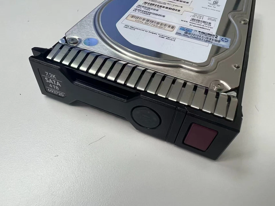 HP 4TB 7200RPM SATA 3.5" Enterprise Hard Drive HDD for Server / Desktop Used - Image 4 of 4