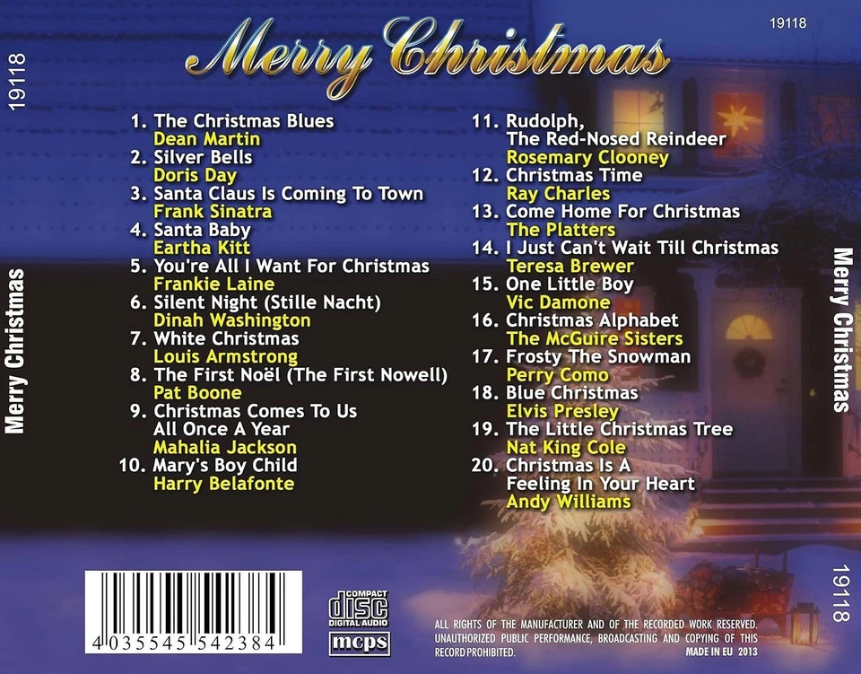 Merry Christmas ★Dean Martin ✴Frank Sinatra ✴Doris Day ✴Ray Charles.. (CD ◉ NEU) - Bild 3 von 4