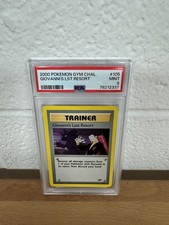 2000 POKEMON GYM CHALLENGE #105 GIOVANNI'S LAST RESORT PSA 9 Mint on eBay