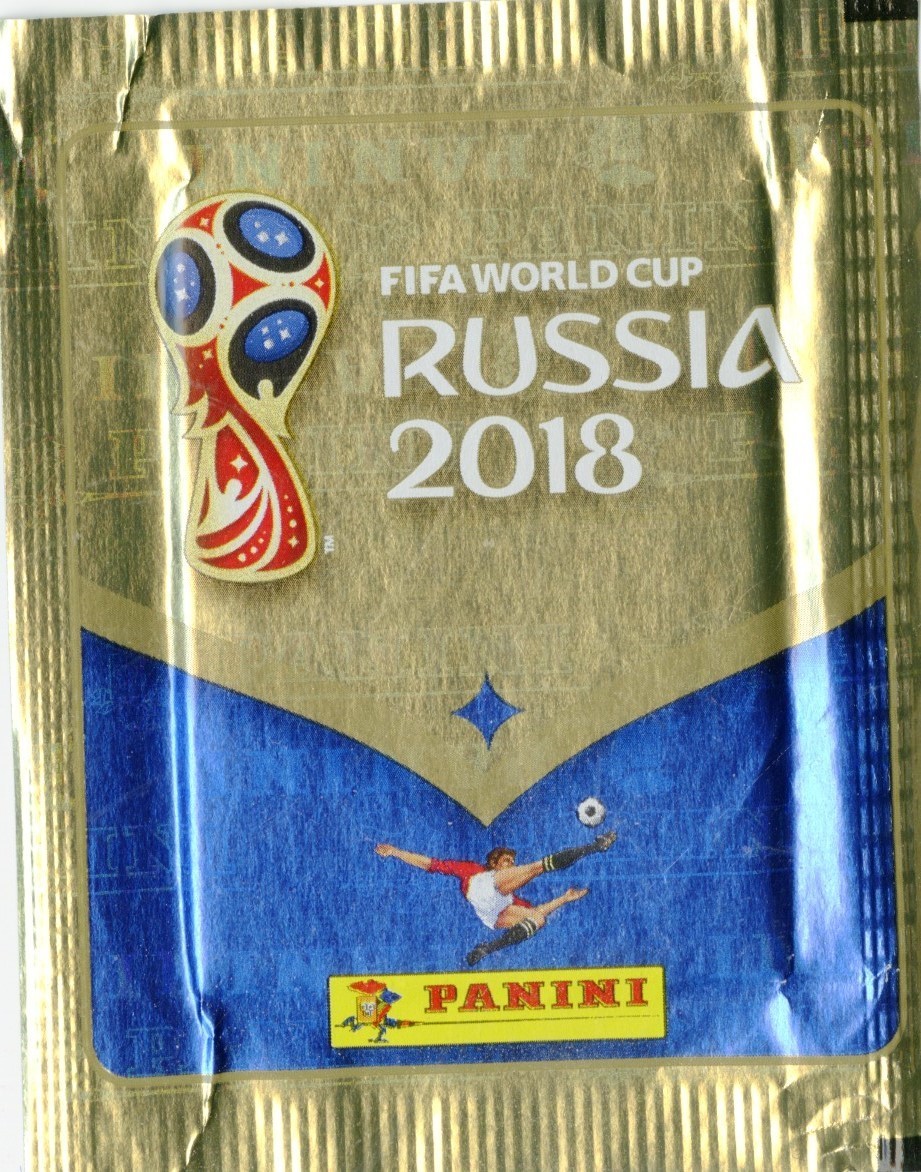 2018 Panini World Cup Soccer Sticker Pack