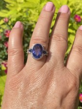 Colleen Lopez Sterling Color Change Fluorite,...