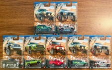 2025  Hot Wheels Silver Series Toyota Trucks Complete Set of 5 & 2 Extra!