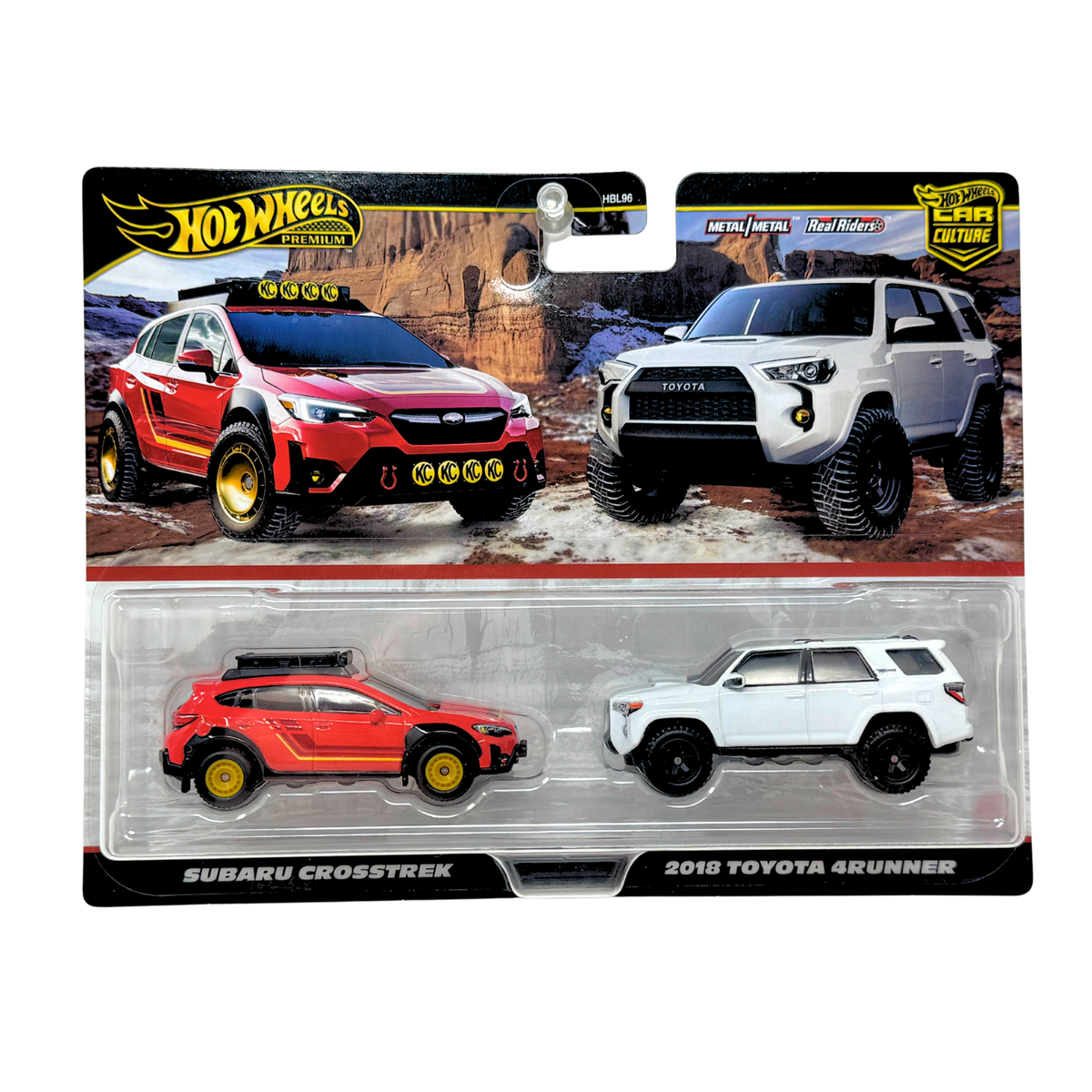 Hot Wheels Premium Subaru Crosstrek & 2018 Toyota 4Runner 2-Pack 1
