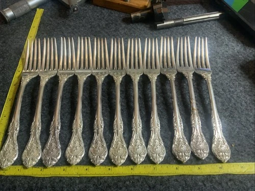 King Edward by Gorham Sterling Silver 7 3/4” Dinner Fork   2.27 OZ / 64.7 GRAM