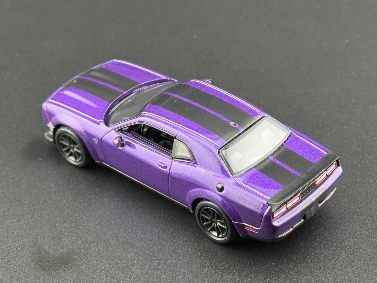 Greenlight 2023 Dodge Challenger SRT Hellcat Purple Showroom Floor