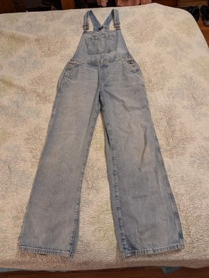 Gap Juniors Denim Overalls Size XXXL (15-16) Lightwash  Blue  Adjustable Straps 