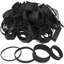 Rubber Bands Assorted Sizes Black Elastic Bands Tactical Rubber Band for Offi...