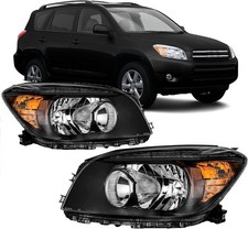 Headlights Assembly Compatible with 2006 2007 2008 Toyota Rav4 Black