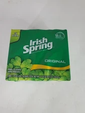Irish Spring Original Deodorant Bar Soap, 3.75oz No Flax | 3 Pack Sealed Discont