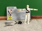 Vintage GI-JOE Cobra 100% Complete Figure 1984 STORM SHADOW (v1) NINJA *MINTY*
